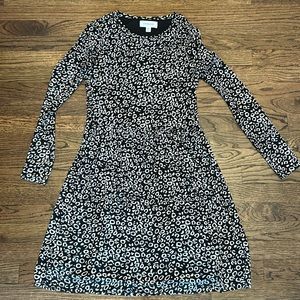 Pop Sugar Beautiful mid length dress.  Sheer sleeves and fully lined - size M